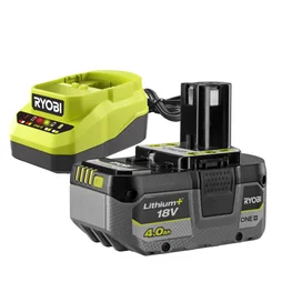 Chargeur et batterie RYOBI, 18 V, 4 Ah Rc18120a-140x lithium-ion