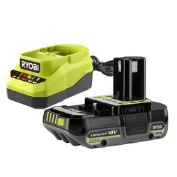 Chargeur et batterie RYOBI, 18 V, 2 Ah Rc18120a-120c  lithium-ion
