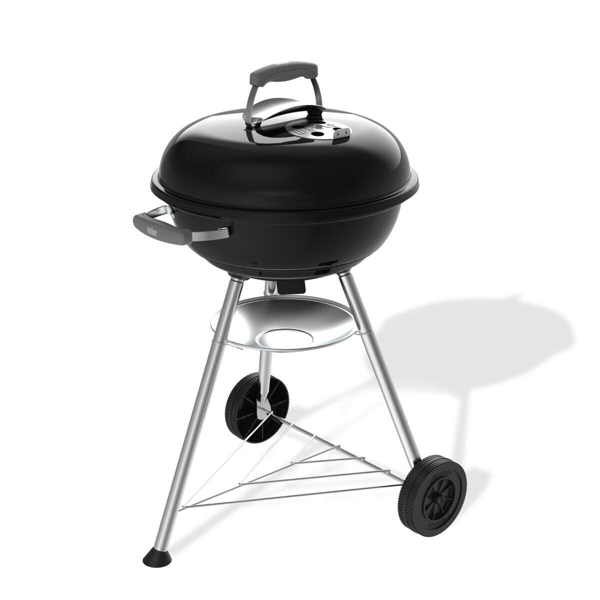Barbecue charbon de bois WEBER Compact kettle 47, noir