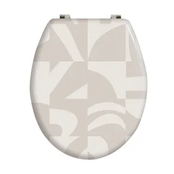 Abattant wc mdf sans fonction decor lyndsey msv