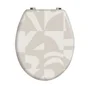 Abattant wc mdf sans fonction decor lyndsey msv