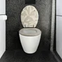 Abattant wc mdf sans fonction decor lyndsey msv