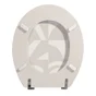 Abattant wc mdf sans fonction decor lyndsey msv