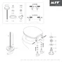 Abattant wc mdf sans fonction decor sherkan msv