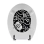 Abattant wc mdf sans fonction decor steeve noir msv