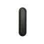 Lot de 2 crochets rabattables pour panneau tasseau noir mat