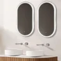 Miroir lumineux ovale l. x H.90 cm 3355