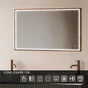 Miroir lumineux rectangulaire l. x H.75 cm 3364