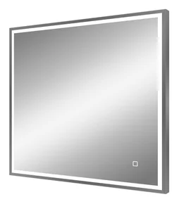 Miroir lumineux rectangulaire cuivré L80 x H75