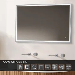 Miroir lumineux rectangulaire l. x H.75 cm 3352