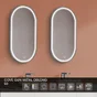 Miroir lumineux ovale l. x H.90 cm 3361