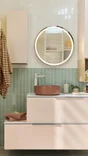 Miroir lumineux rond Diam.60 cm 3353