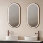 Miroir lumineux ovale l. x H.90 cm 3367