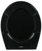 Abattant wc thermodur frein de chute declip decor marbre noir vif