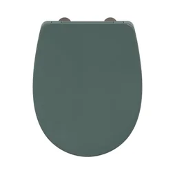 Abattant wc thermodur click & clean classic frein chute declip vert