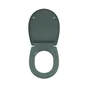 Abattant wc thermodur click & clean classic frein chute declip vert
