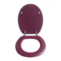 Abattant wc mdf sans fonction rouge terracotta port bemis