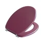 Abattant wc mdf sans fonction rouge terracotta port bemis