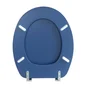 Abattant wc mdf sans fonction bleu sargasso sea bemis