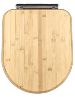 Abattant wc bambou forme d frein chute declip vif