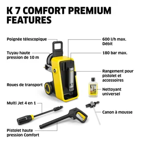 Nettoyeur haute pression KARCHER K7 COMFORT PREMIUM 180 bars