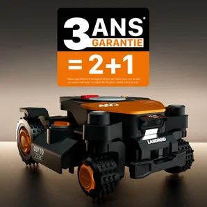 Robot tondeuse connecté WORX VISION CLOUD 4WD Wr344e 4000m²