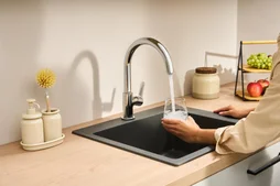 Robinet de cuisine chrome, Stamis S 210, HANSGROHE