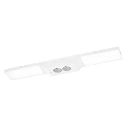 Kit réglette LED dessous de meuble L.54 cm, 2 prises+2 ports USB, OSRAM blanc