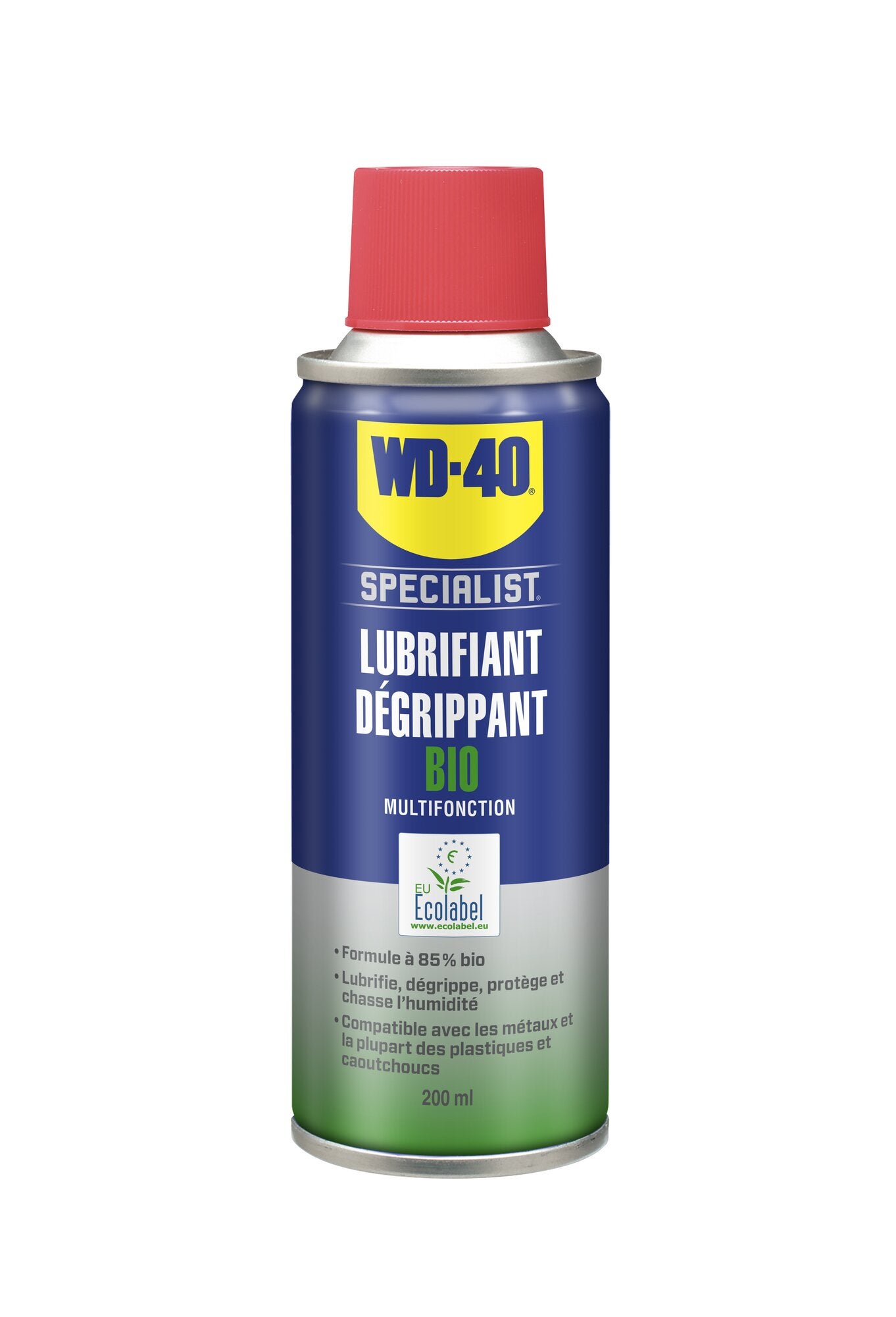 Lubrifiant dégrippant biosourcé en aérosol, 200ml, WD40