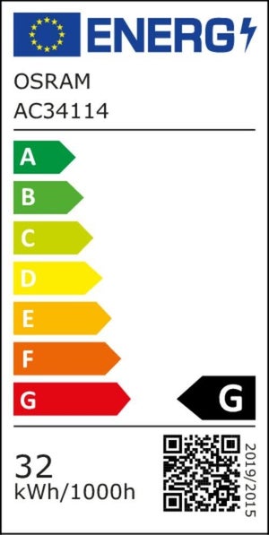 Tube Fluorescent Droit T8 Opaque 2400 Lm = 30 W Blanc, Osram