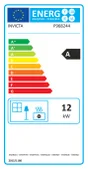 Insert façade droite vision totale Turbo, INVICTA, 12 kW
