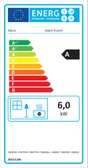 Poêle à bûche ADURO 9.3 noir, 6 kW