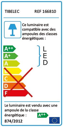 Guirlande Extérieure 10 Ampoules B22 Blanc Chaud 500 Lumens Pro 10M Tibelec