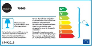 Applique Descendante Extérieure E27 Max 60W Noir Palama Inspire