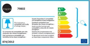Applique Descendante Extérieure E27 Max 60W Blanc Palama Inspire