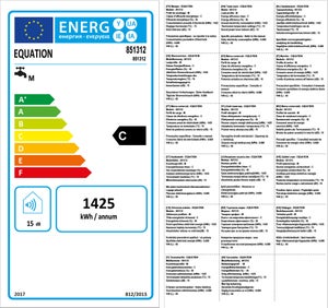 Chauffe-eau électrique plat horizontal ou vertical EQUATION, 40 L