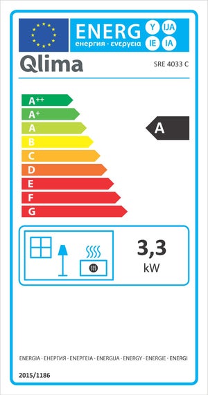 Poêle à pétrole à injection électronique, QLIMA, 3.3 kW