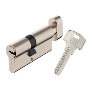 Cylindre De Serrure Standers Ares Bouton L.30 + 40 Mm