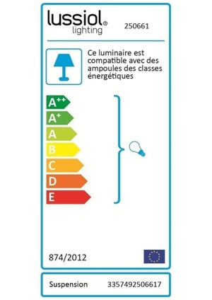 Suspension, Nature Bambou Naturel Lussiol Manille 1 Lumière(S) D.60 Cm
