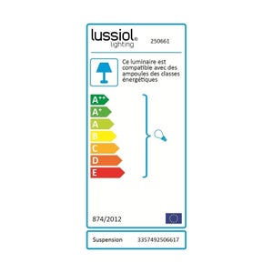 Suspension, Nature Bambou Naturel Lussiol Manille 1 Lumière(S) D.60 Cm