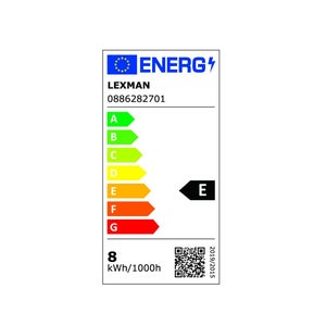 Ampoule led dépoli standard B22 806 Lm = 60 W blanc chaud, LEXMAN