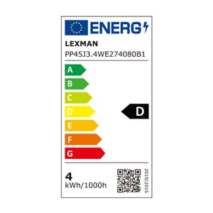 Ampoule led à filament blanc sphérique E27 40 W, LEXMAN