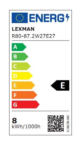 Ampoule led blanc réflecteur E27 60 W, LEXMAN