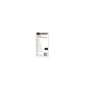 Ampoule décorative led à filament ambré edison E14, LEXMAN, 40 W