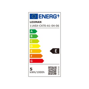 6 ampoules led dépoli flamme E14 470 Lm = 40 W blanc neutre, LEXMAN