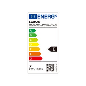 Ampoule led Edison, connectée Enki, E27 60W 806 lumens, ambre variation de blancs, Lexman