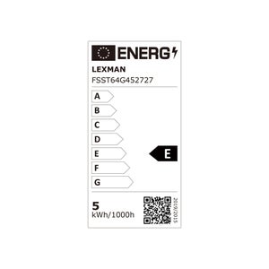 Ampoule led LEXMAN Edison E27 4,8 W=42 W 500 lm 2700k carbon twist ambre