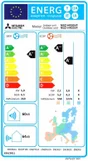 Unité intérieure de climatisateur pour monosplit MITSUBISHI R32, 5000 watts, blanc