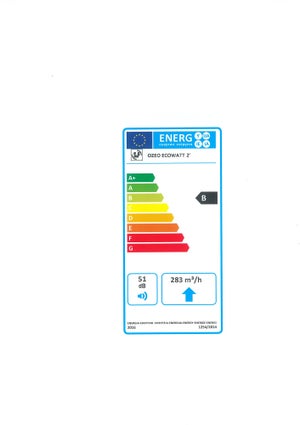 Kit VMC simple flux hygroréglable S&P Ozeo ecowatt 2'