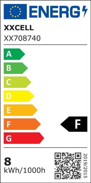 Globe 125 led fil gris e27 8w 650lm 4000k XXCELL